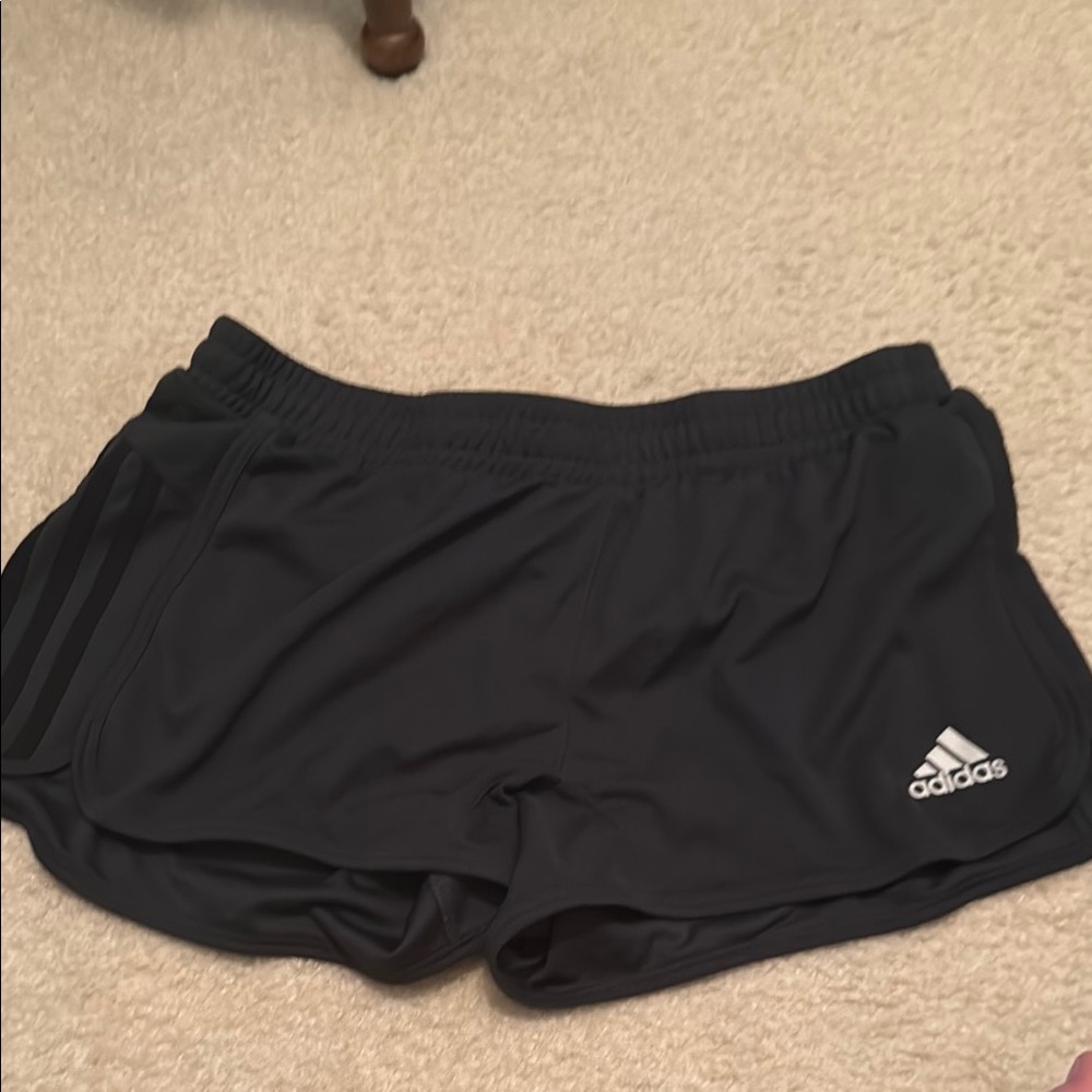 Adidas Black Athletic Running Shorts